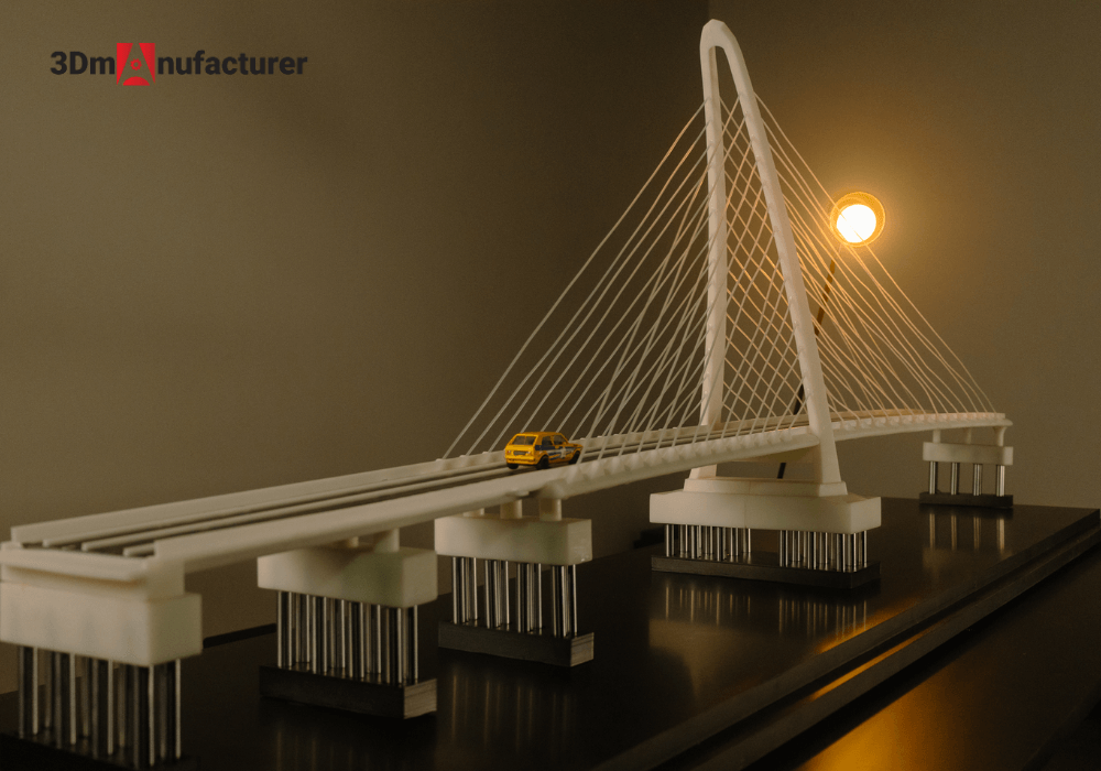mô hình cầu ba son được in 3D bới 3Dm