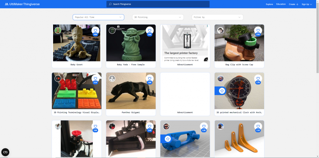 Website lay file in 3D uy tin - Thingiverse.com