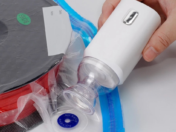 Vacuum sealing is the most effective method to completely remove air