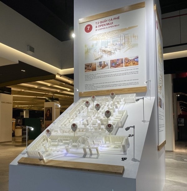 Công nghệ SLA in 3D Sa bàn MUJI POP UP STORE (Mô hình kiến trúc)