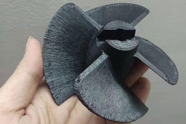 Mẫu sản phẩm được in công nghệ 3D FDM có thể nhìn thấy rõ vân trên bề mặt