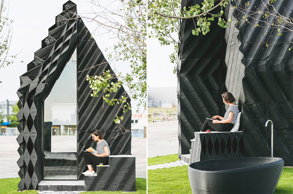 Công trình kiến trúc DUS Architects tại Amsterdam được xây dựng bằng cách in 3D