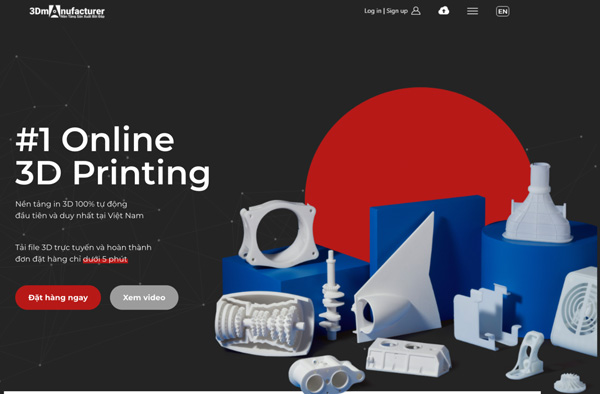 3Dmanufacture cung cấp nền tảng đặt hàng gia công CNC trực tuyến