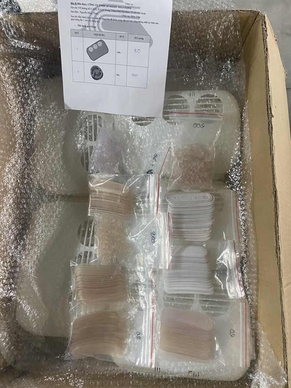Lô hàng in 3d số lượng 150 bộ vỏ hộp điện tử được gia công và đóng gói tại 3Dmanufacturer
