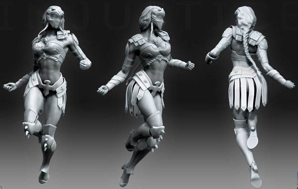Thành phẩm in 3D mô hình nhân vật game có mức độ tinh xảo, chi tiết, độ phân giải cao tại 3Dmanufacturer