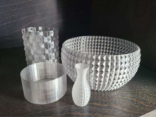 PETG plastic is used for printing packaging and safe food containers