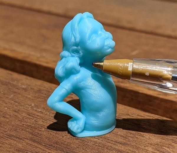 Paintable resin is ideal for printing decorative models, character statues, or artistic accessories