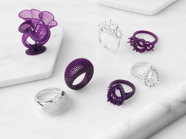 Sản phẩm in được tạo thành từ vật liệu resin 