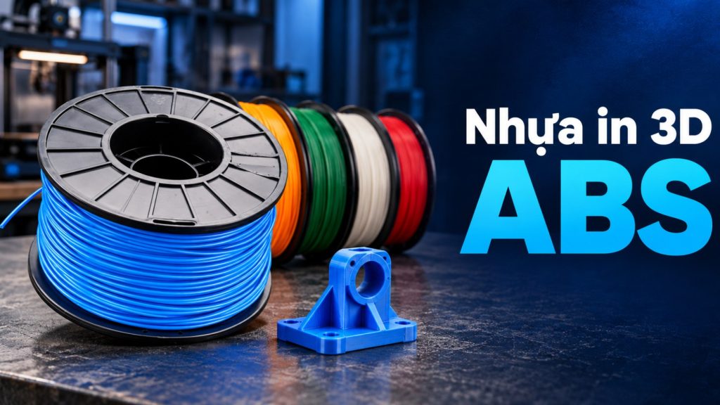 Nhựa in 3D ABS có ưu điểm gì? Thông số & ứng dụng
