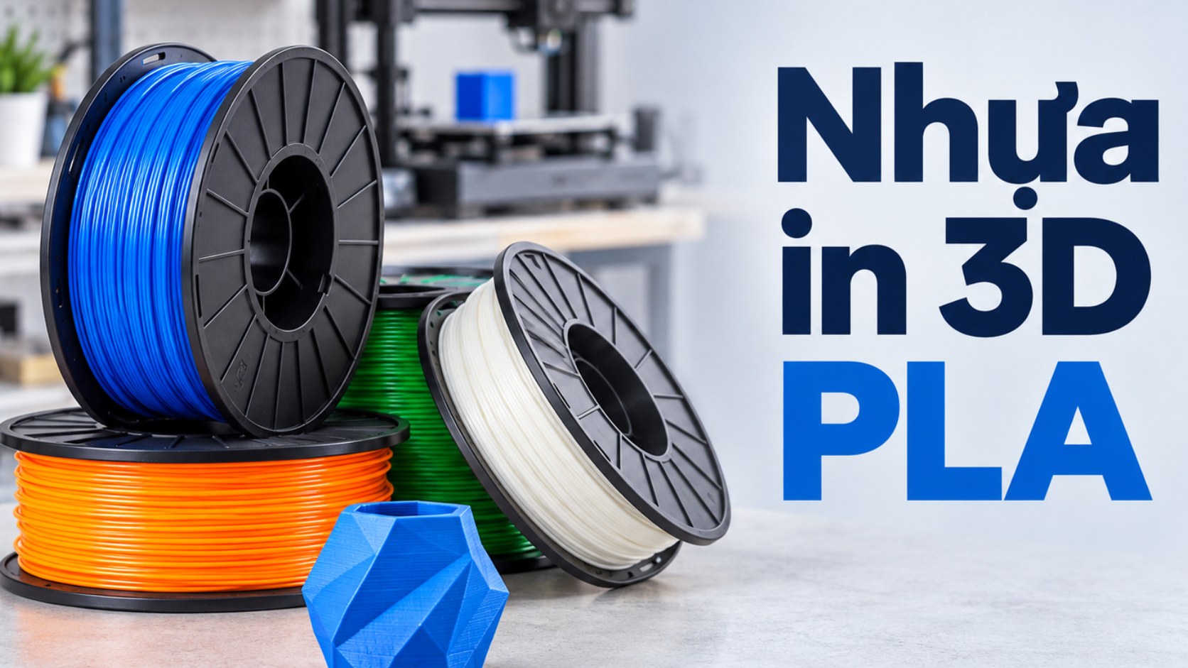 Nhựa in 3D PLA đặc tính, ứng dụng và cách chọn